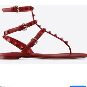 Authentic Valentino rouge gladiator sandals